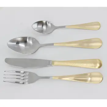 Jieyang Shengde New Design Br Gold Color Stainless Flatware Set Jieyang Shengde New Design Br Gold