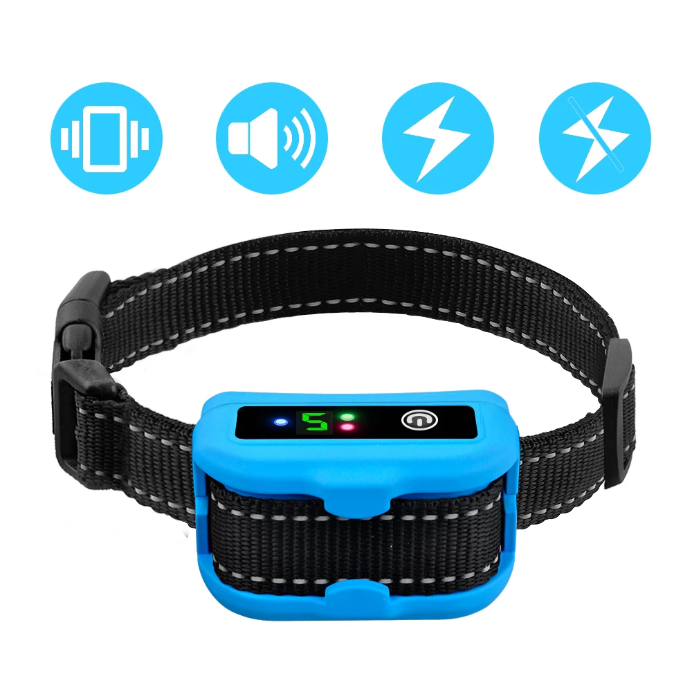 No Bark Collar Anti-bark Collar Dog Collar 7 Sensitivity ...