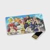 Manufacturer Business Card-tab Branded Plastic Swivel Credit Card Usb Flash Drive
