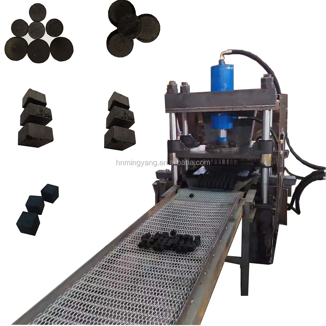 200kg/h Cube Round Hookah Maker Shisha Charcoal Briquette Making Machine For Hookah Tablets