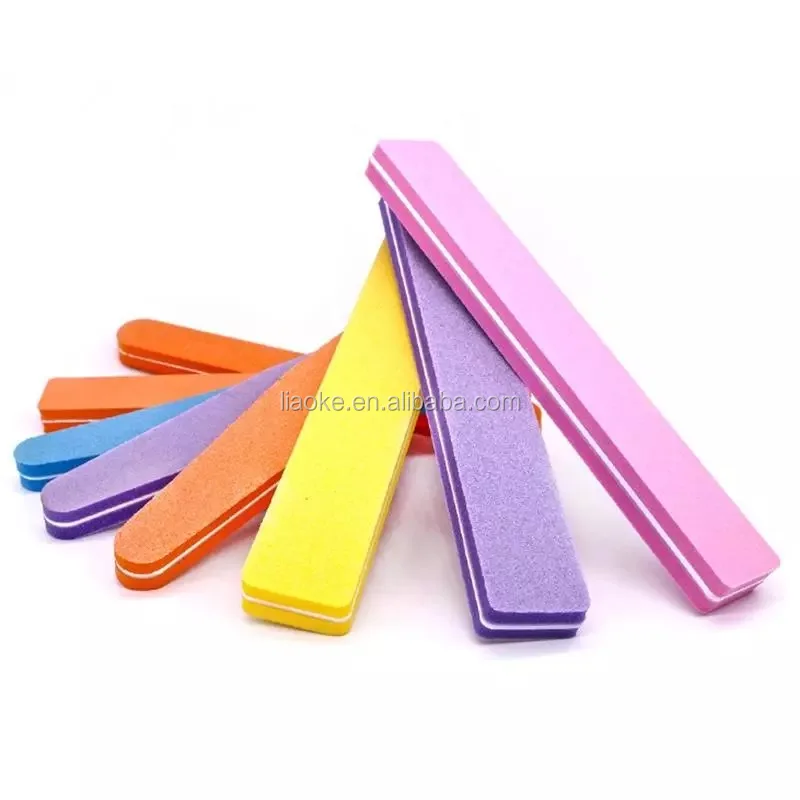 Wholesale Custom Sponge Nail File 100/180 Professional High Quality