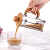 Bamboo Coffee French Press Eco-Friendly Bamboo Cover Coffee Plunger Tea Maker Percolator Filter Press Coffee Kettle Pot