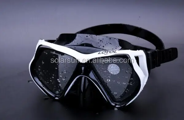 Low MOQ Tempered Glass Scuba Diving Mask China Snrokel Mask Diving Mask