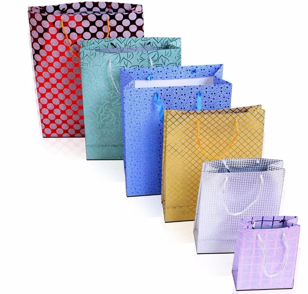 Christmas Colour Changing Sequin Gift Bag - Bargain WholeSalers
