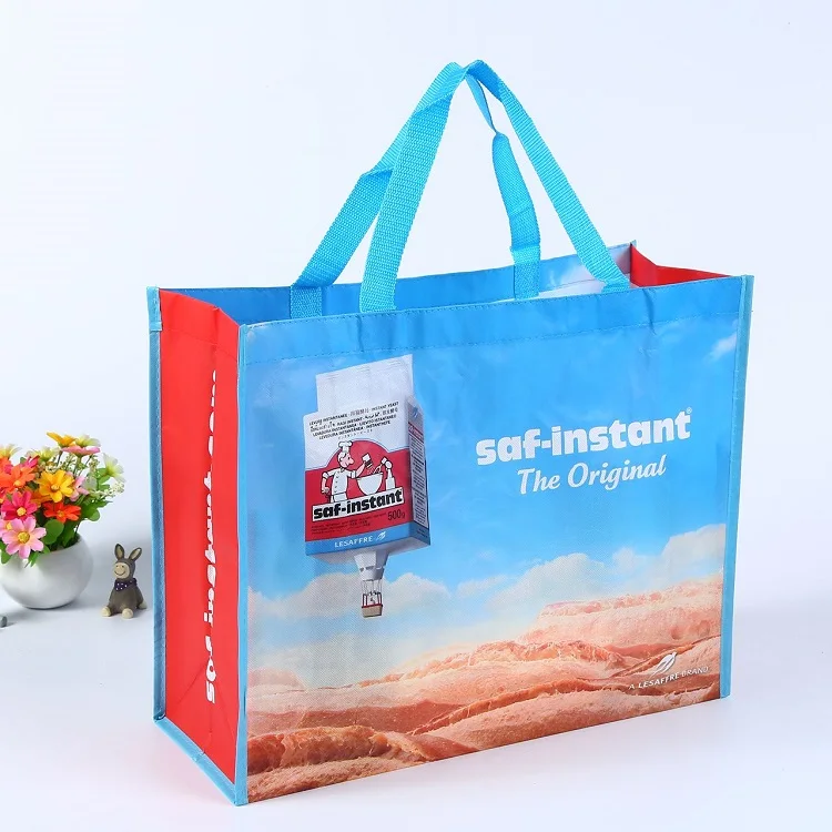 reusable polypropylene shopping bag