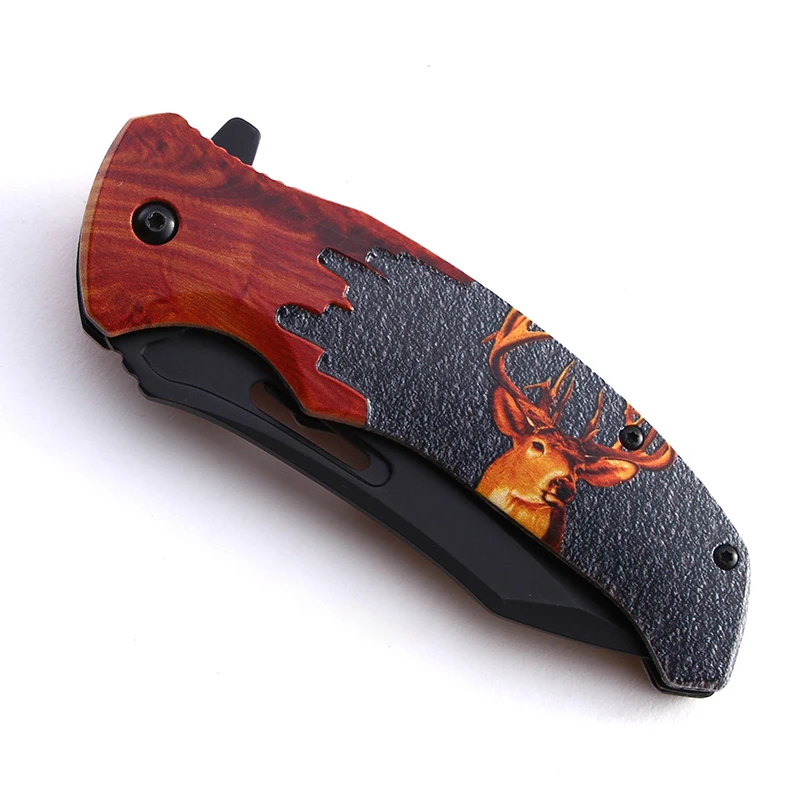 H2413 Plastic Handle Hunting Utility Tactical Pocket Folding Knife