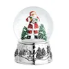 Craft Resin Music Decoration Santa Claus Crystal Ball Snow Ball Christmas Scene Layout Decoration Christmas Glass Ball