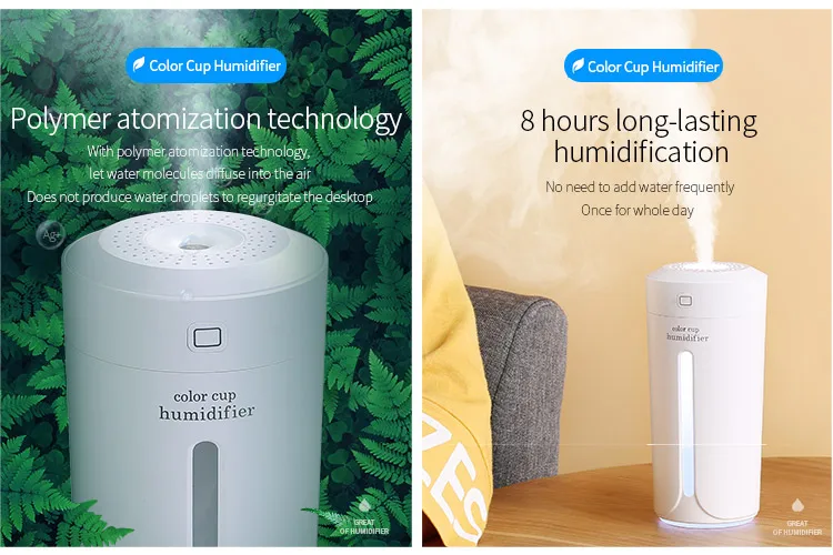 Joyroom 230ml Portable Usb Mini Air Humidifier 7 Color Led Lights