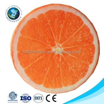 orange fruit cushion