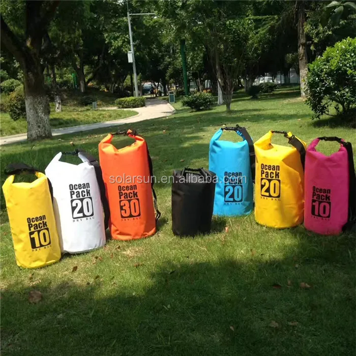 Outdoor Sports Functional Camping Floating Pack Dry Bag, Custom Logo 5L 10 Lite PVC Tarpaulin Waterproof dry bag backpack