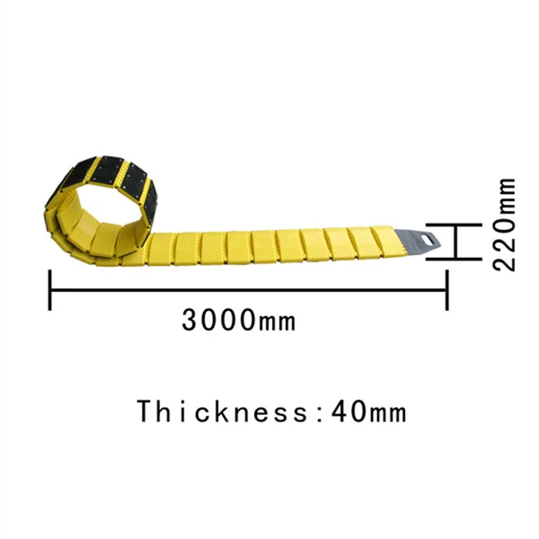 Popular And Portable Yellow Plastic Driveway Chain Barrier Buy