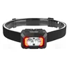 Rechargeable LED Head lamp with white &blue &Red light and Motion Sensor Switch, Perfect for Running, Hiking Lightweight