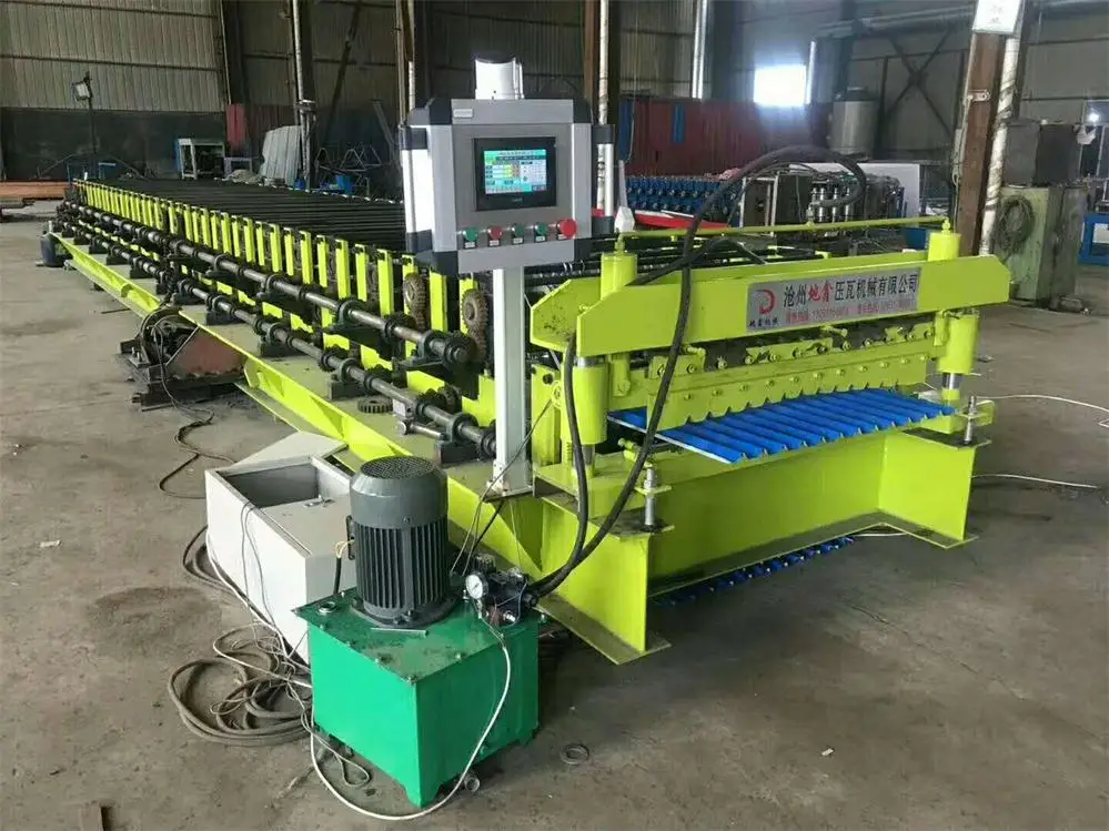 Trapezoidal Roof Sheet Roll Forming Machine trapezoidal metal roofing sheet roll forming machine