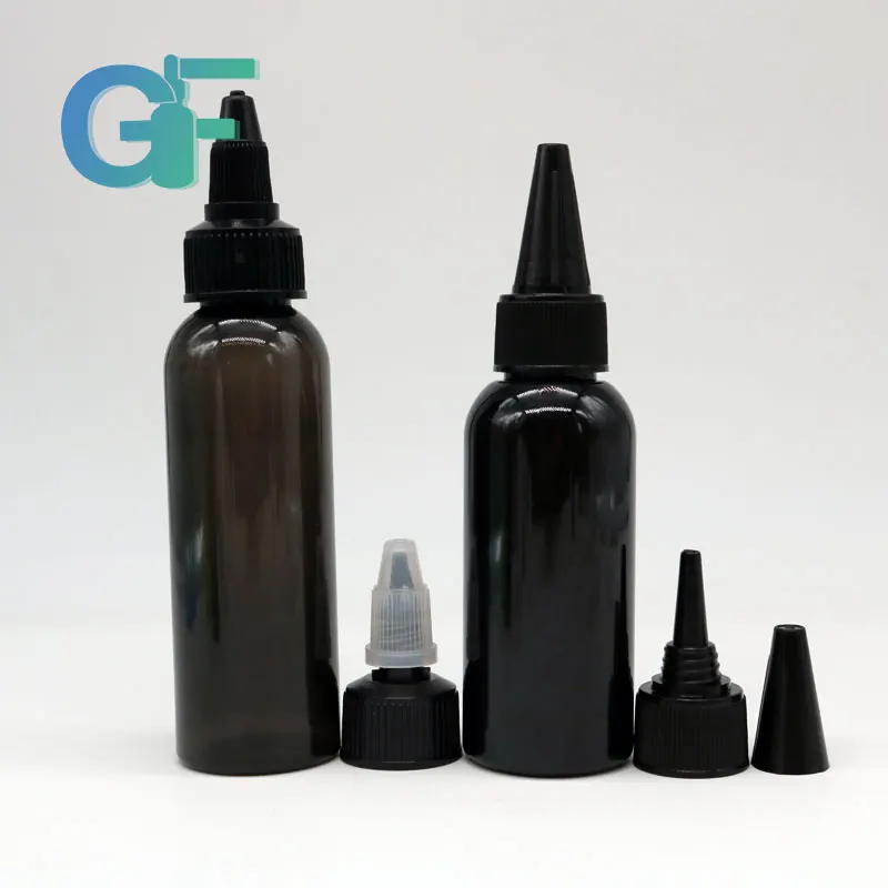 Pet Squeeze 60ml 4 Oz 120ml Plastic Dropper Bottles With Twist Cap