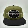 Fashion 5 Panel Snapback Cap, Lock And label chapter Flat Brim Cap