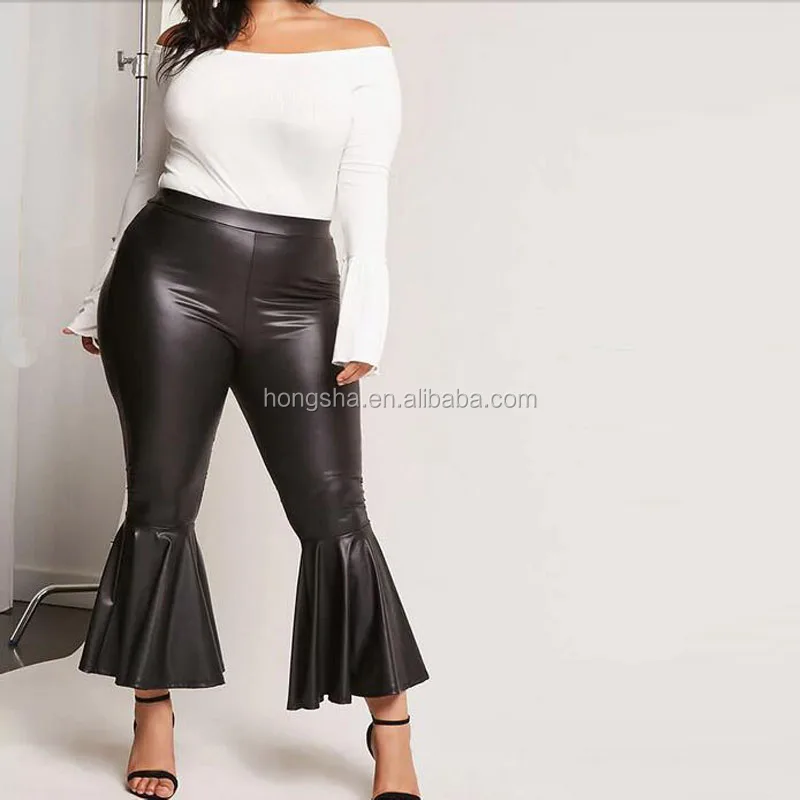 leather pants for plus size women