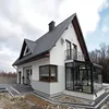 Low cost prefab villa cyclone resistant bungalow with garage