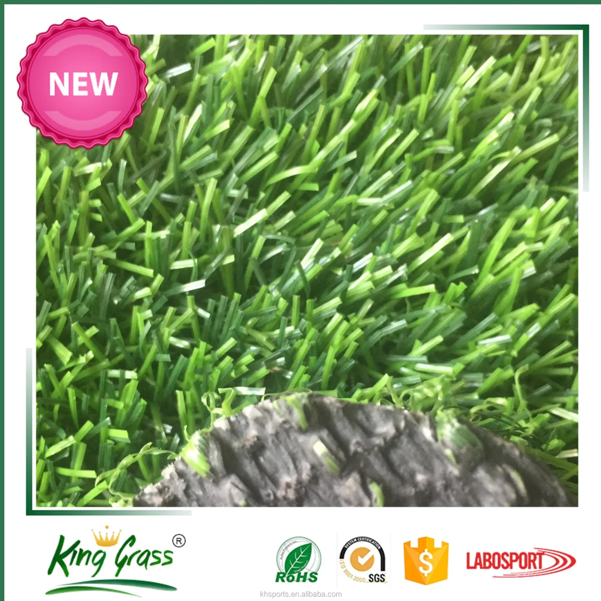 High Quality 3 Color Beautiful Green Artificial Decoration Turf And