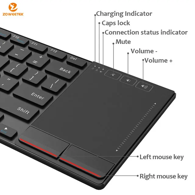 Professional 80keys 2.4ghz Metal Mechanical Wireless Keyboard With