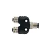 Automation ASBS Waterproof Y type Maleto Female Splitter Simplify Wiring IP67 Circular Distributor Sensor m12 Connector Splitter