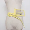 Summer PVC transparent belt Bag Waist Bags Purse women's pockets Korean fashion money pocket with detachable belts SLYB2342