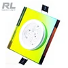 Colorful crystal square LED glass down lamp