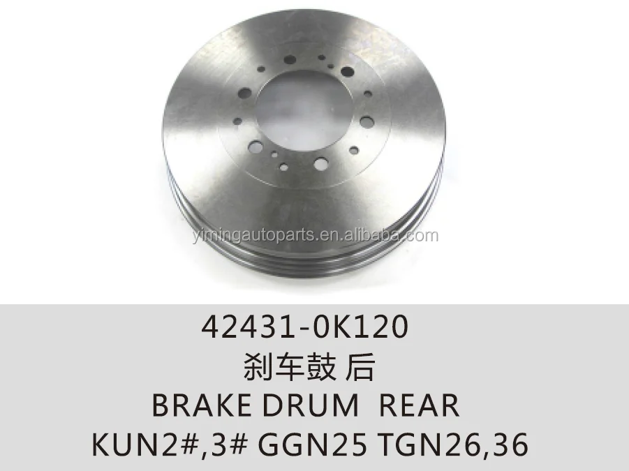424310k120 Rear Brake Drum For Hilux Vigo Buy 424310k120,Rear Brake Drum,Hilux Brake Drum