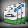 Jumbo banner stand large format banner stands