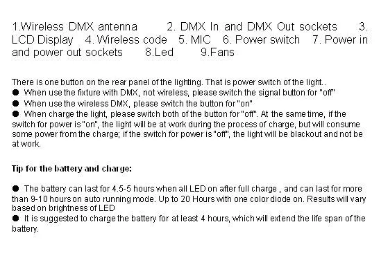 Lithium Battery Powered Led Wall Washer 6 in 1 Led Battery Operated Bar 12x18w Rgbwa uv Bar Led Light Wireless Dmx