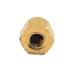High quality hexagon domed cap nuts brass m16 flange cap nuts
