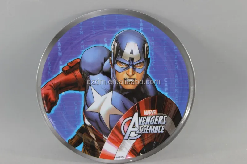 Custom Print 8" Melamine Dinner Plate For Boys A5