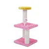 Two Layers Cats Scratch Climbing Frame With Little Mouse Toy