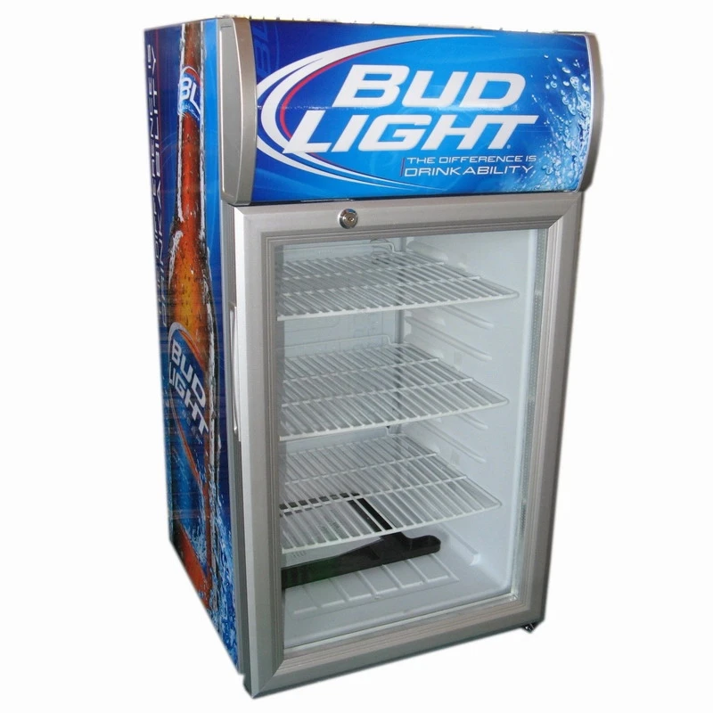 Small Capacity Single Glass Door Mini Display Beverage Cooler