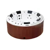 Chinese manufacture new design outdoor massage 6 persons bath round spa bath