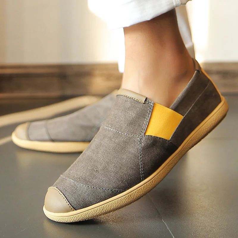 shoe with canvas upper