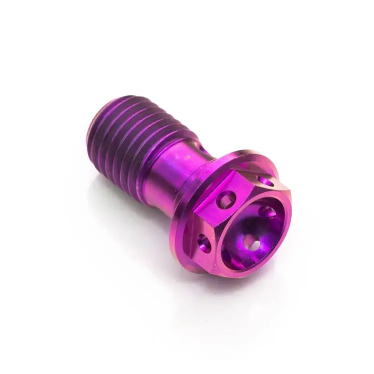 gr5 single Banjo titanium Bolt M10 x 1.0 titanium probolt Race motorcycle parts