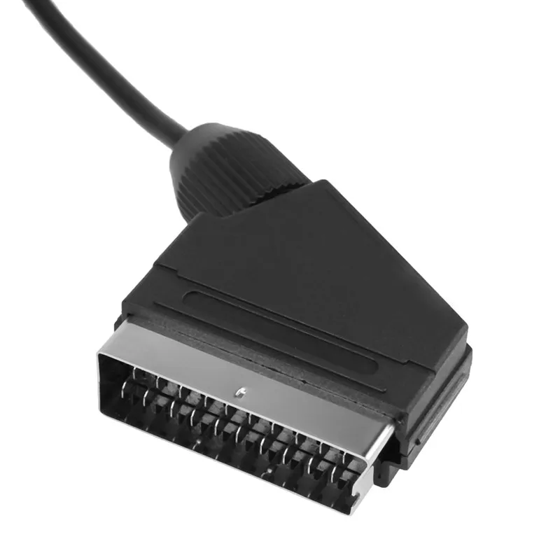 Title 9, Cabo adaptador preto 1.8m RGB/RGBS SCART OFC pa...