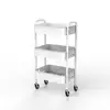 Metal kitchen serving trolley cart with wheels home furniture