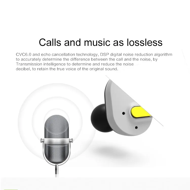 Mini TWS i7s Twins Wireless Bluetooth V4.1 Stereo Headset Lipstick-Sized In-Ear Earphones Earbuds for Smart all phone