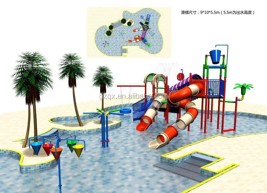 Kids Funtastic Large Plastic Water Slide For Sale,Playground Tube