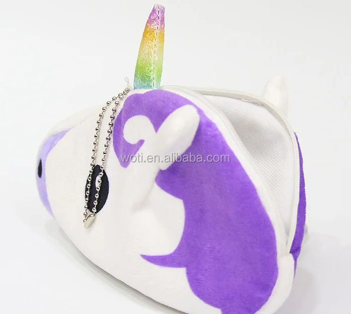 plush unicorn purse