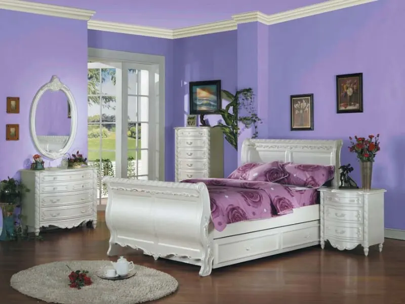 Acme 1010tset Pearl White Girl Youth Kid Teen Twin Sleigh Bedroom Furniture Sets Buy Royal Furniture Bedroom Sets Product On Alibaba Com