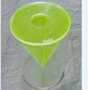 Plastic School Geometry model of Cylinder with same area height Cone