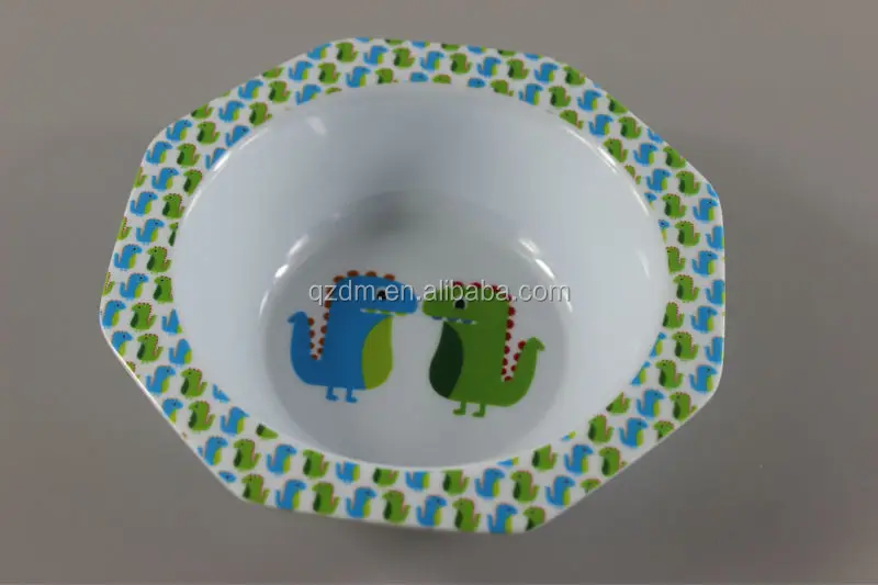 Irregular Melamine Dinner Bowl For Children