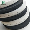 15 mm 20 mm Wide Black And White Buttonhole Knitted Elastic Tape Sewing Flat Polyester Waist Band
