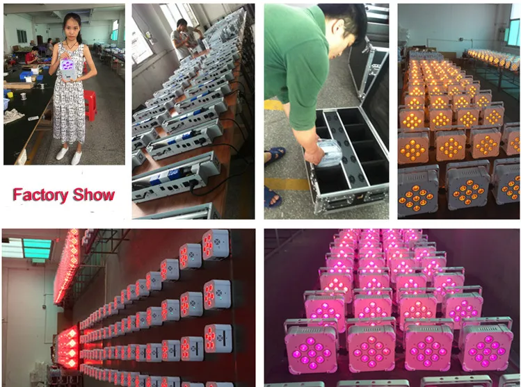 Rechargeable Battery for 6pcs Wireless DMX RGBWA UV Battery Powered Led Flat Par Uplights