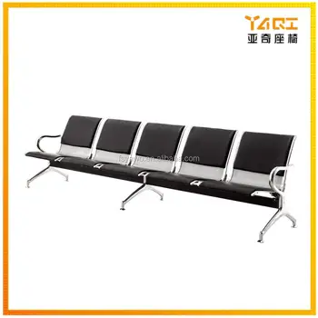 Metal Furniture Hospital Bus Station Metro Pu Injection Foam Five
