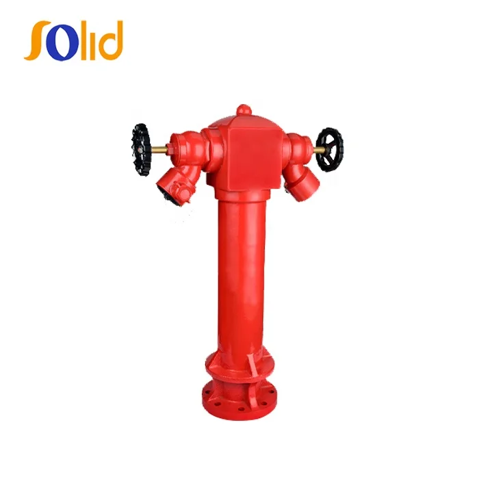 DN100 Ductile iron Pillar Type Red Fire Hydrant