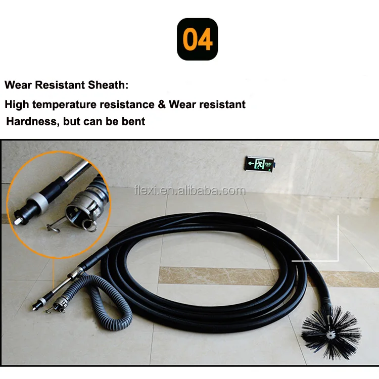 Rotary Brush Duct Cleaning Machine Rotating Brush Vacuum System With