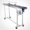 250W PVC Belt Electric Conveyor Machine With Guardrail Stainless Steel 59''x 7.8'' Handing Equipment line laser printing code